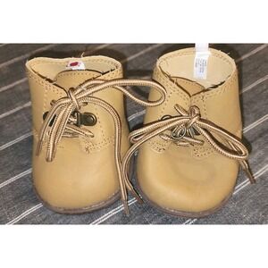Build a Bear Workshop Tan Lace Up Hiking WORK BOOTS BAB